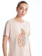 Crew Neck Printed Short Sleeve Women's T-shirt
